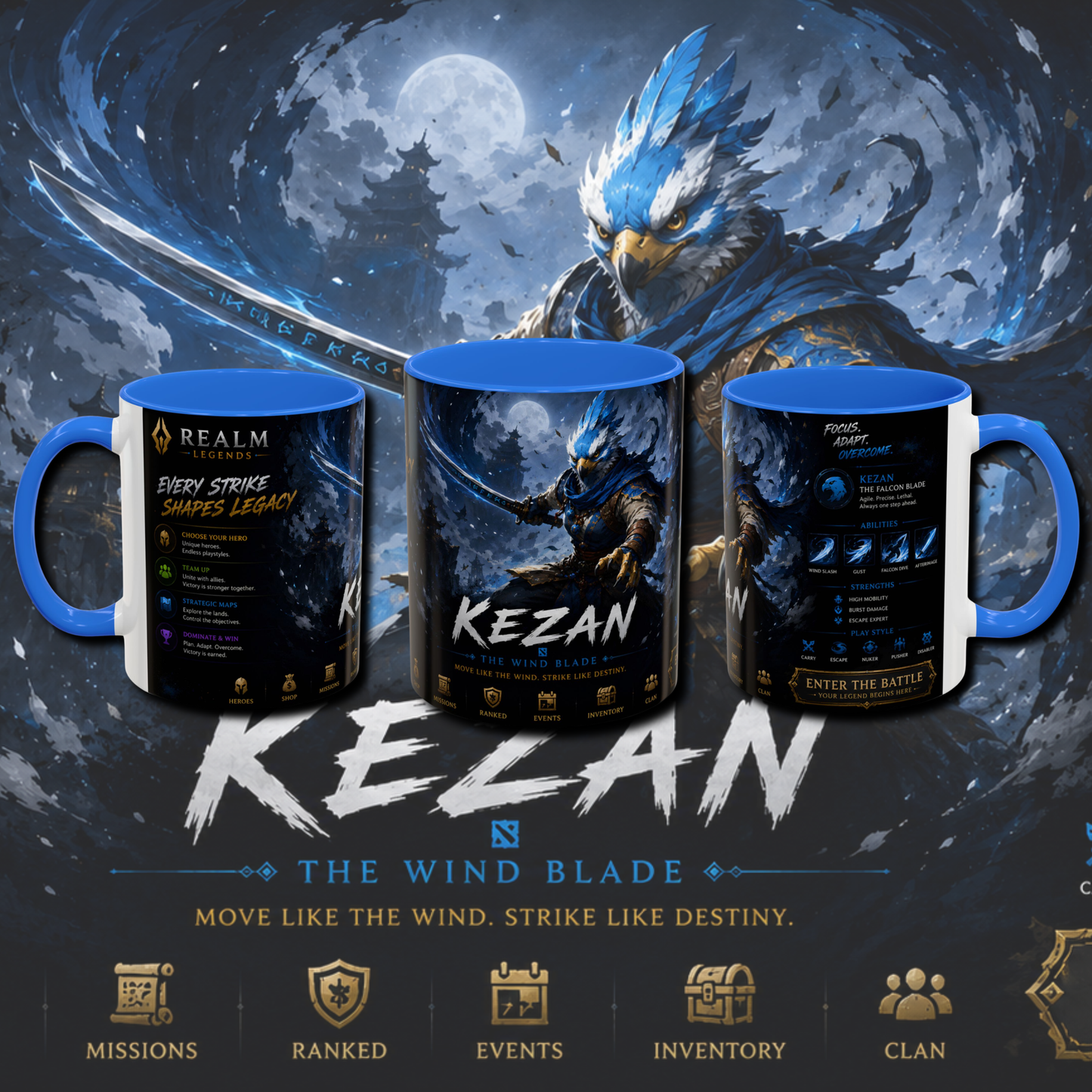 "Realm" two tone gaming mug.