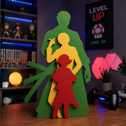 Custom Layered Character Wall Art.