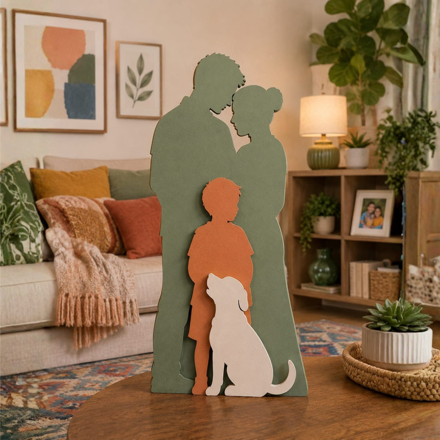 Custom Layered Character Wall Art.