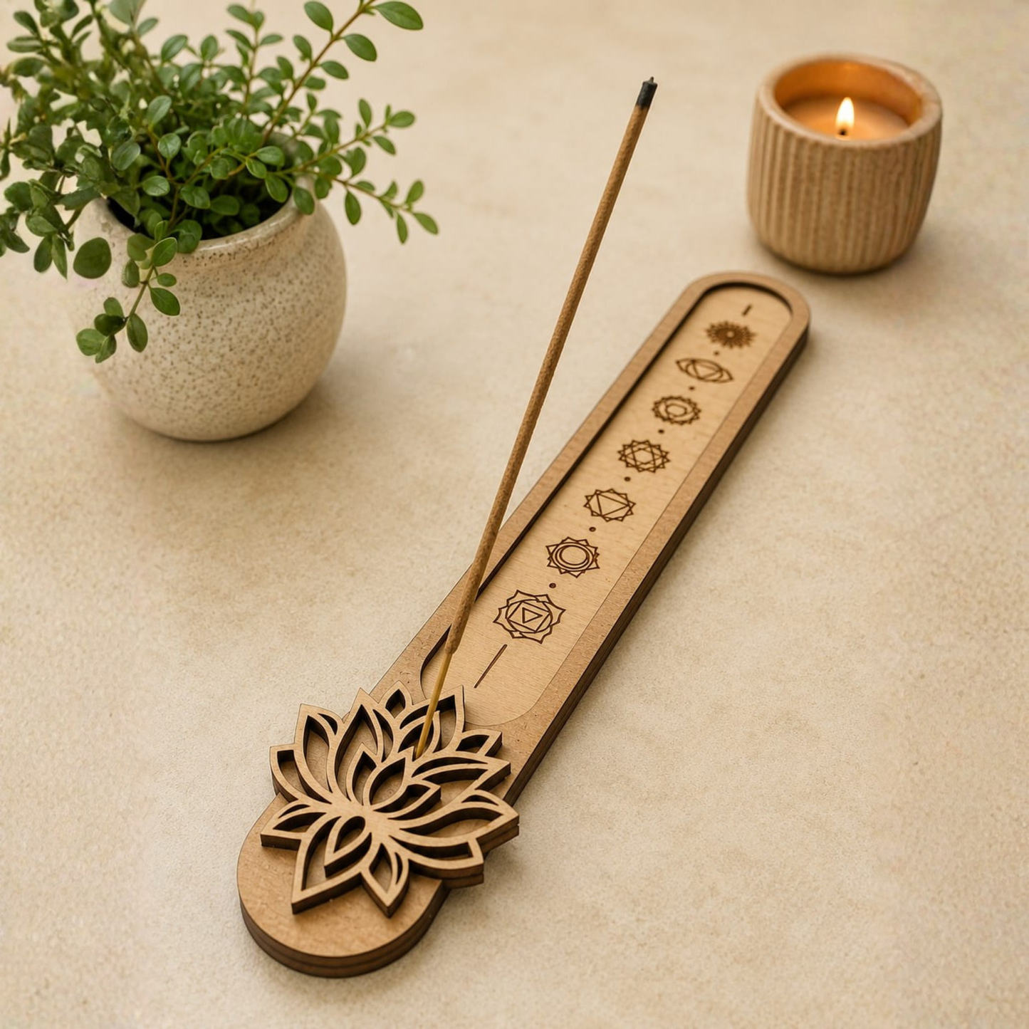 Laser Cut Incense Holder.