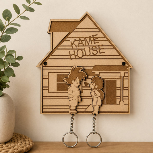 Laser Cut MDF Key Holder.