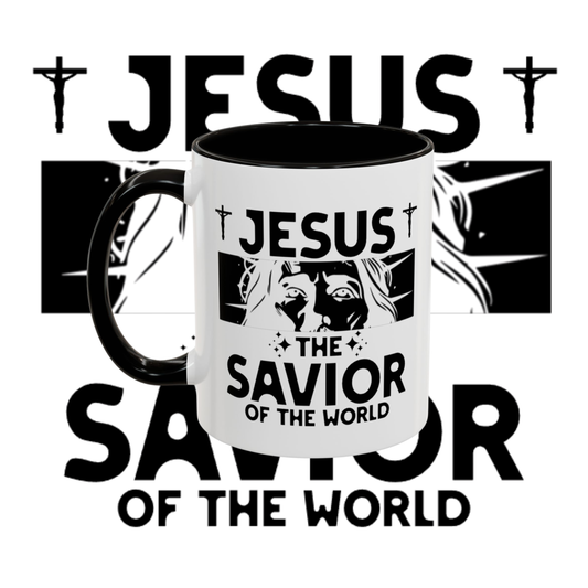 "Jesus" two tone sublimation mug.
