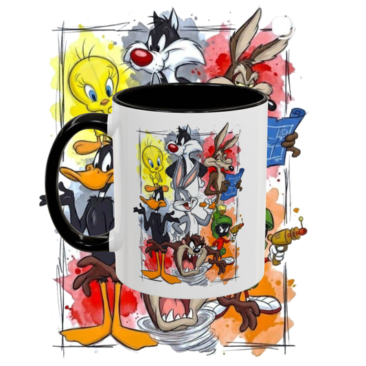"Animation" two tone sublimation mug.
