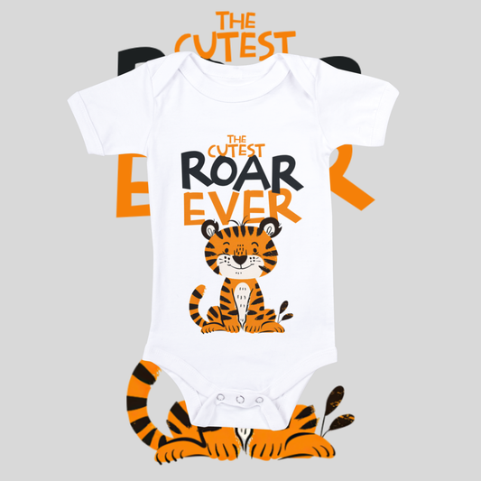 "Roar" baby grow.