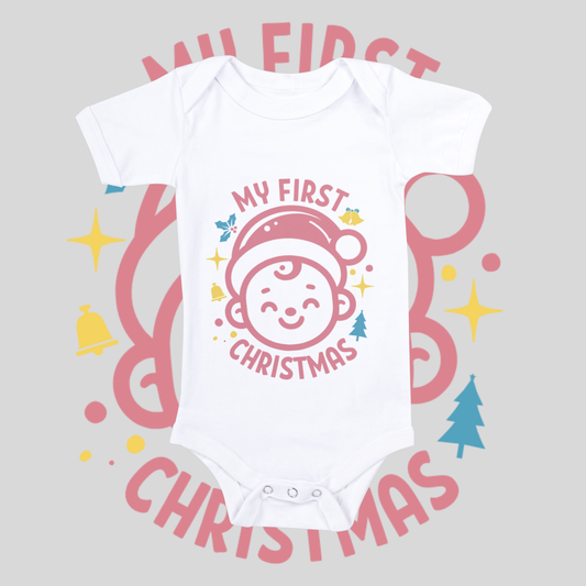 "My first Christmas" baby grow.