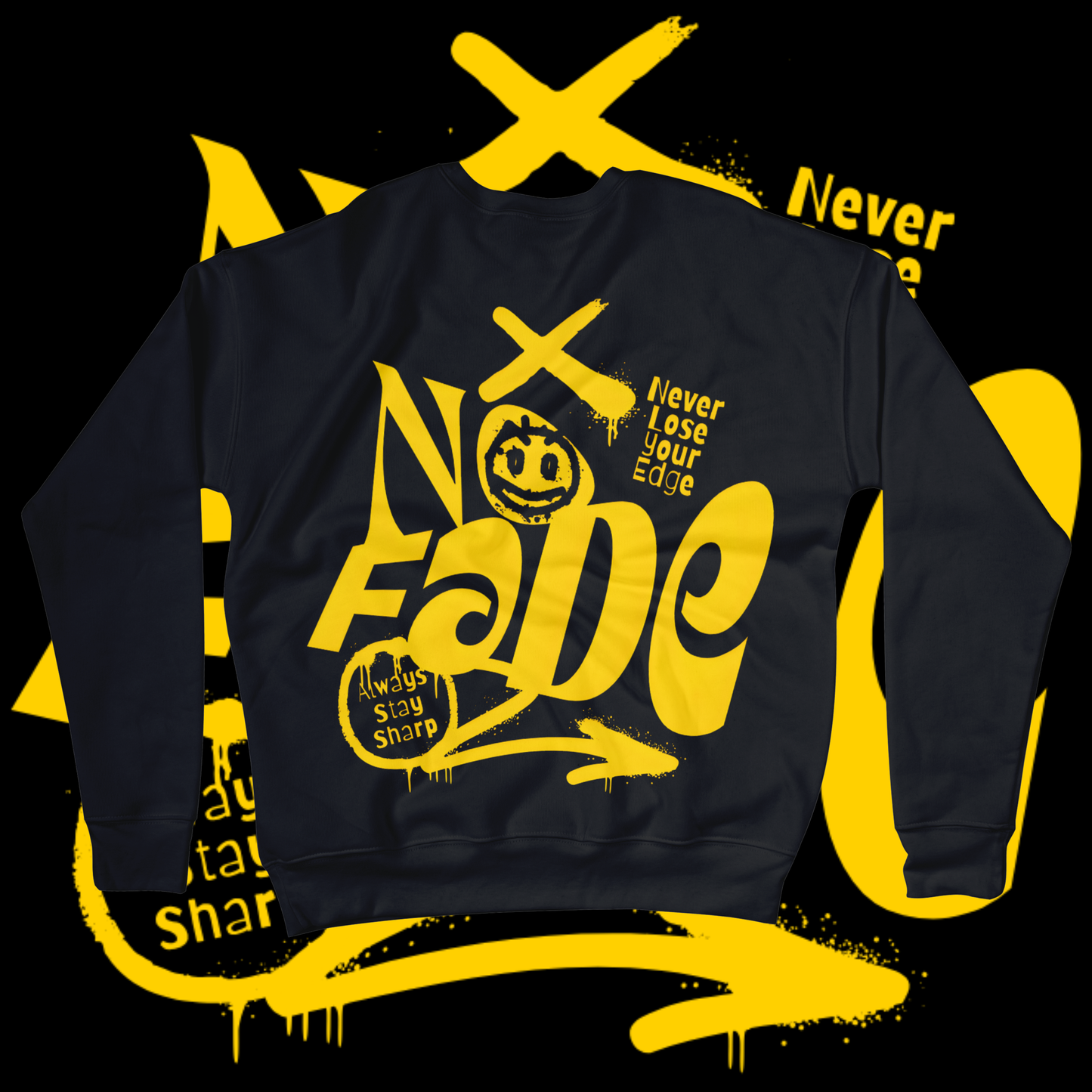Men's "fade" sweatshirt.