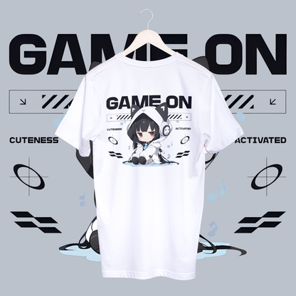 women's game on T-shirt