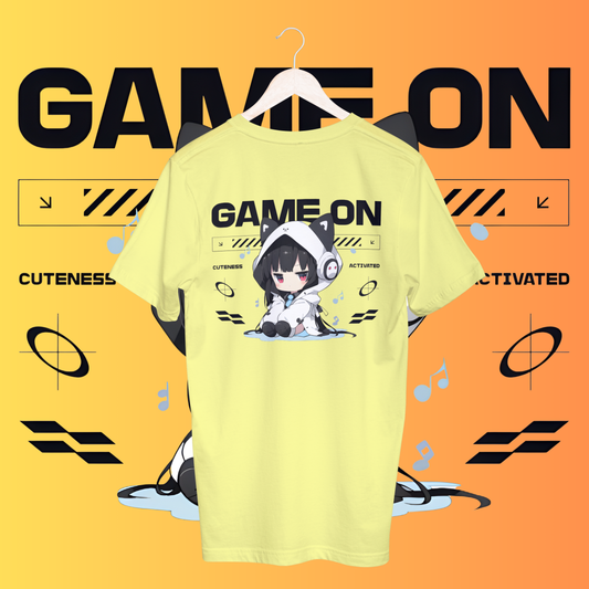 women's game on T-shirt