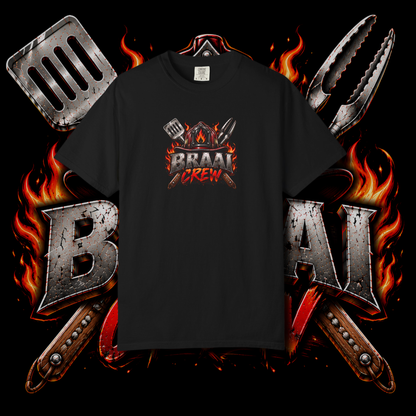Men's "braai crew" t-shirt.