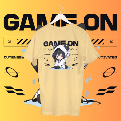 women's game on T-shirt