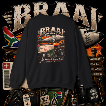 Men's "braai airways" sweater.