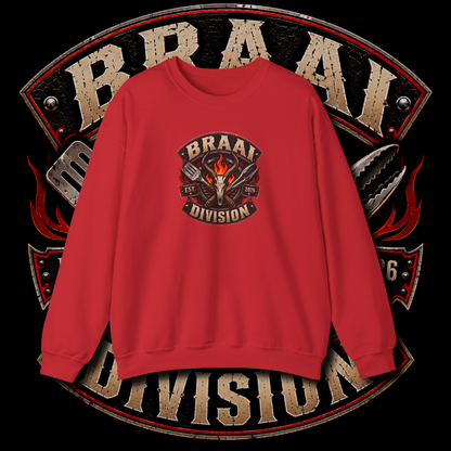 Men's "braai division" sweater.