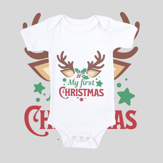 "My first Christmas" baby grow.