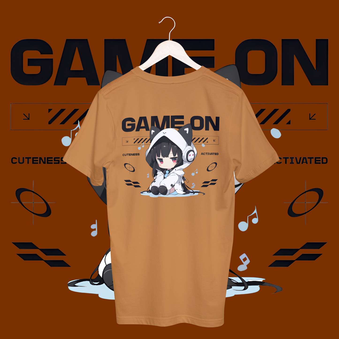 women's game on T-shirt