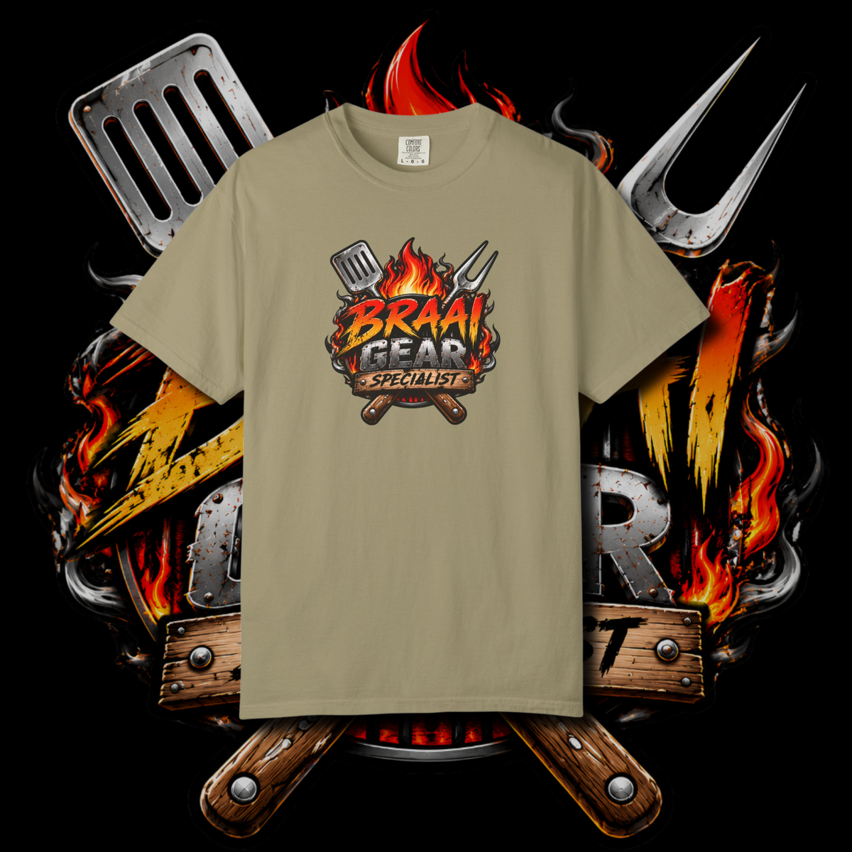 Men's "braai gear" t-shirt.
