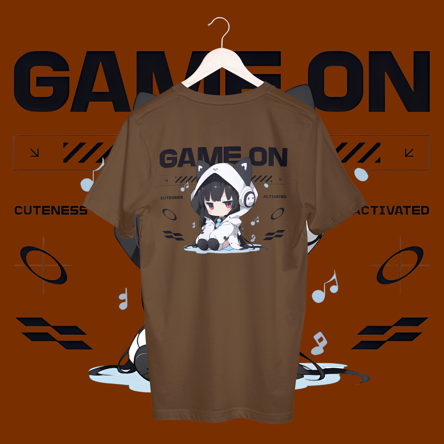 women's game on T-shirt