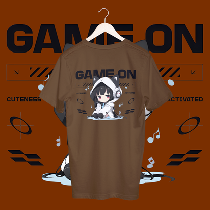 women's game on T-shirt
