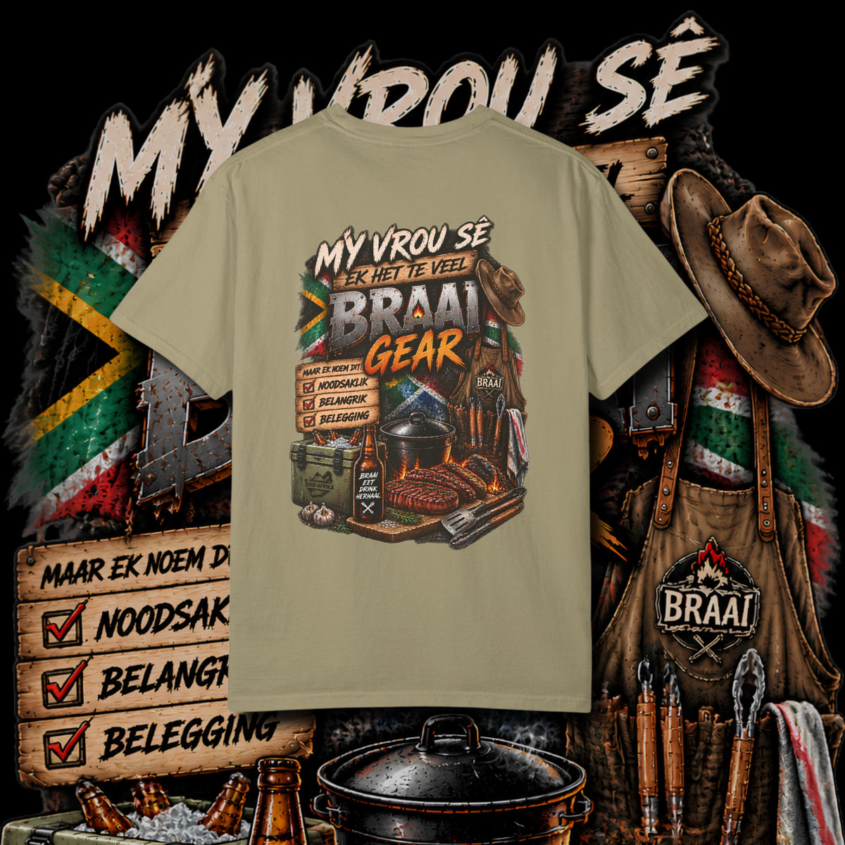 Men's "braai gear" t-shirt.