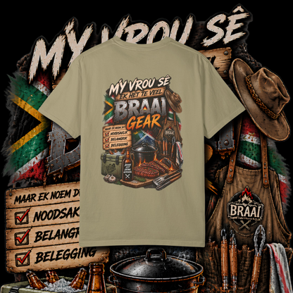 Men's "braai gear" t-shirt.