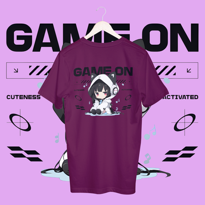 women's game on T-shirt
