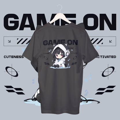 women's game on T-shirt