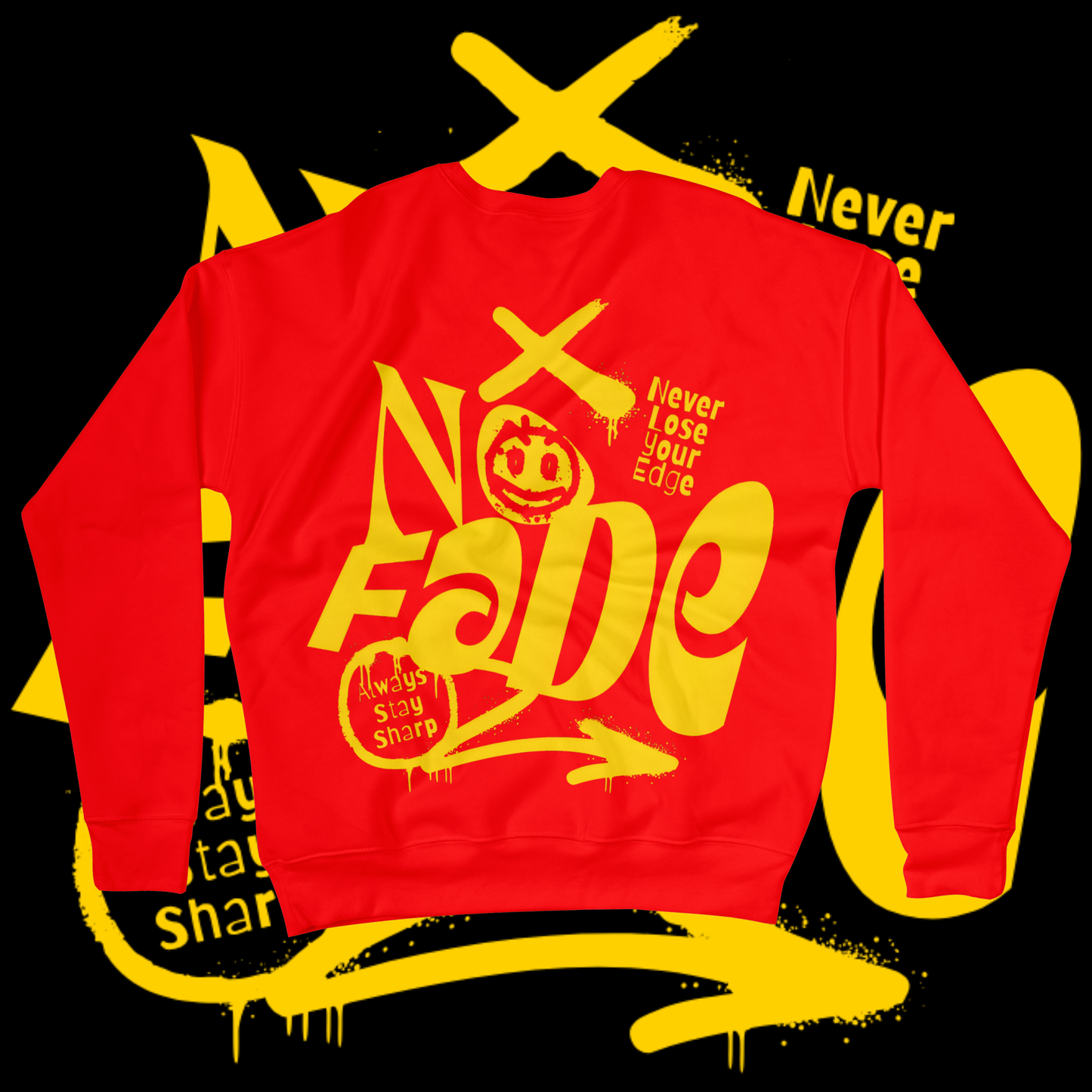 Men's "fade" sweatshirt.