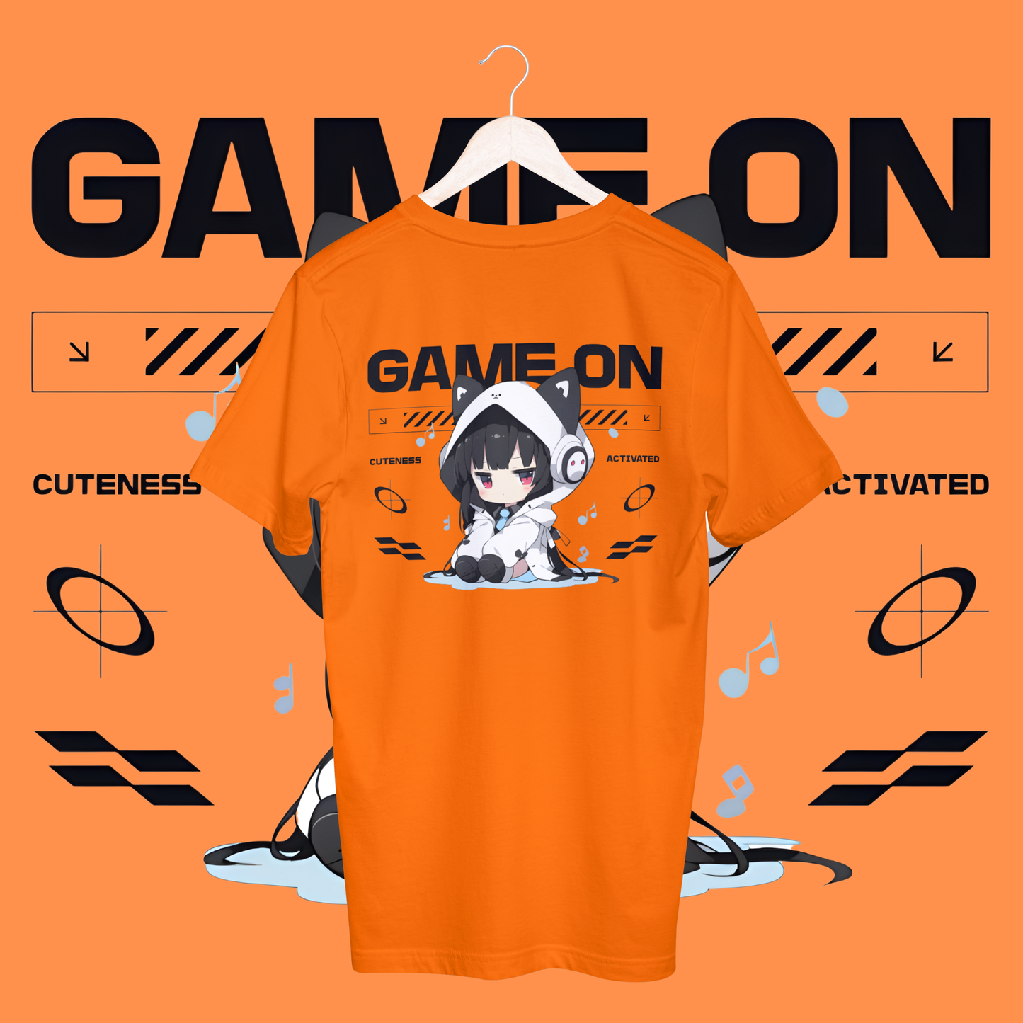 women's game on T-shirt