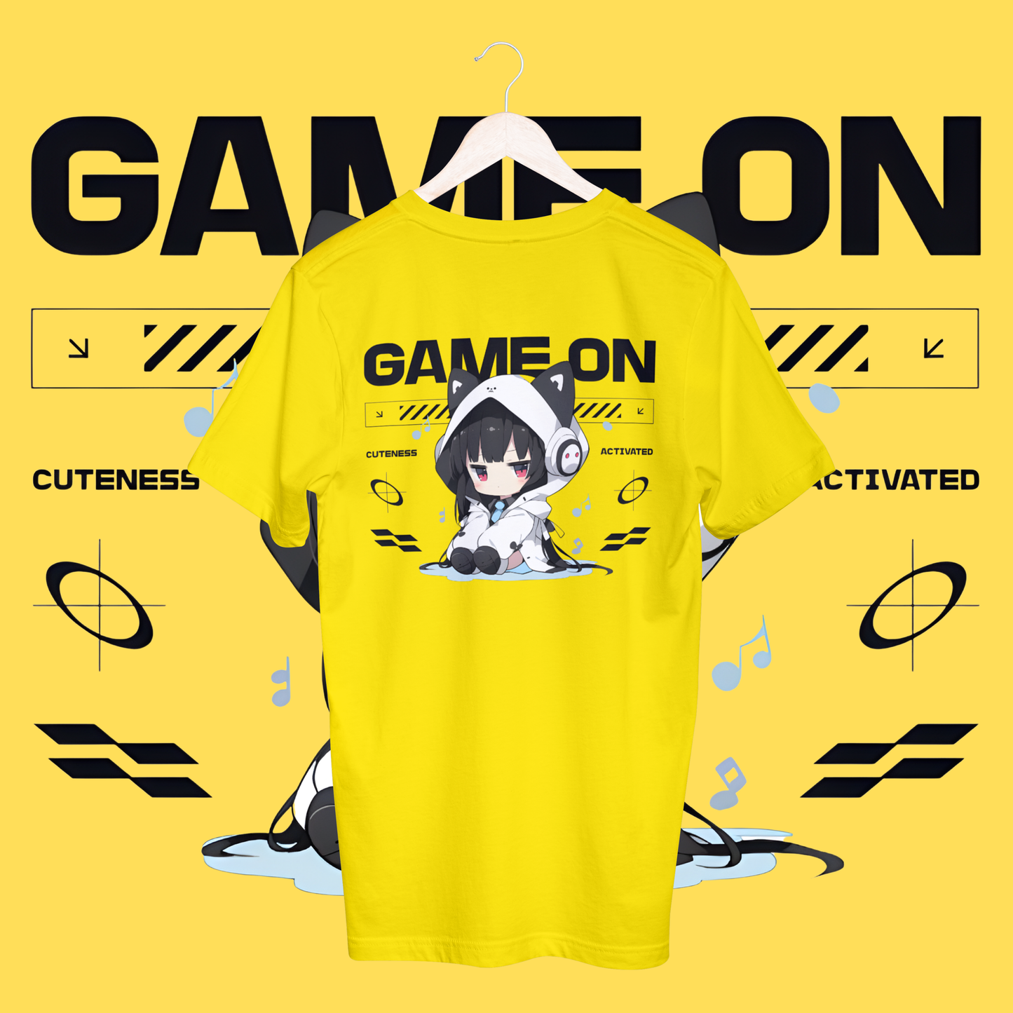 women's game on T-shirt