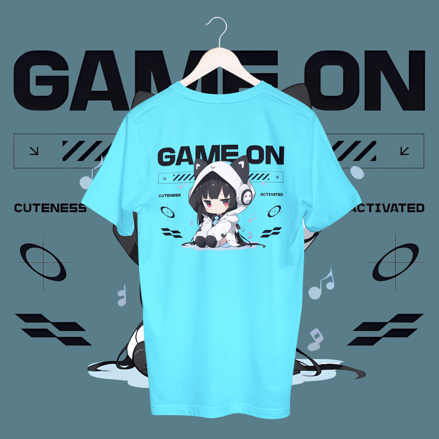 women's game on T-shirt