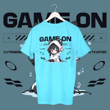 women's game on T-shirt