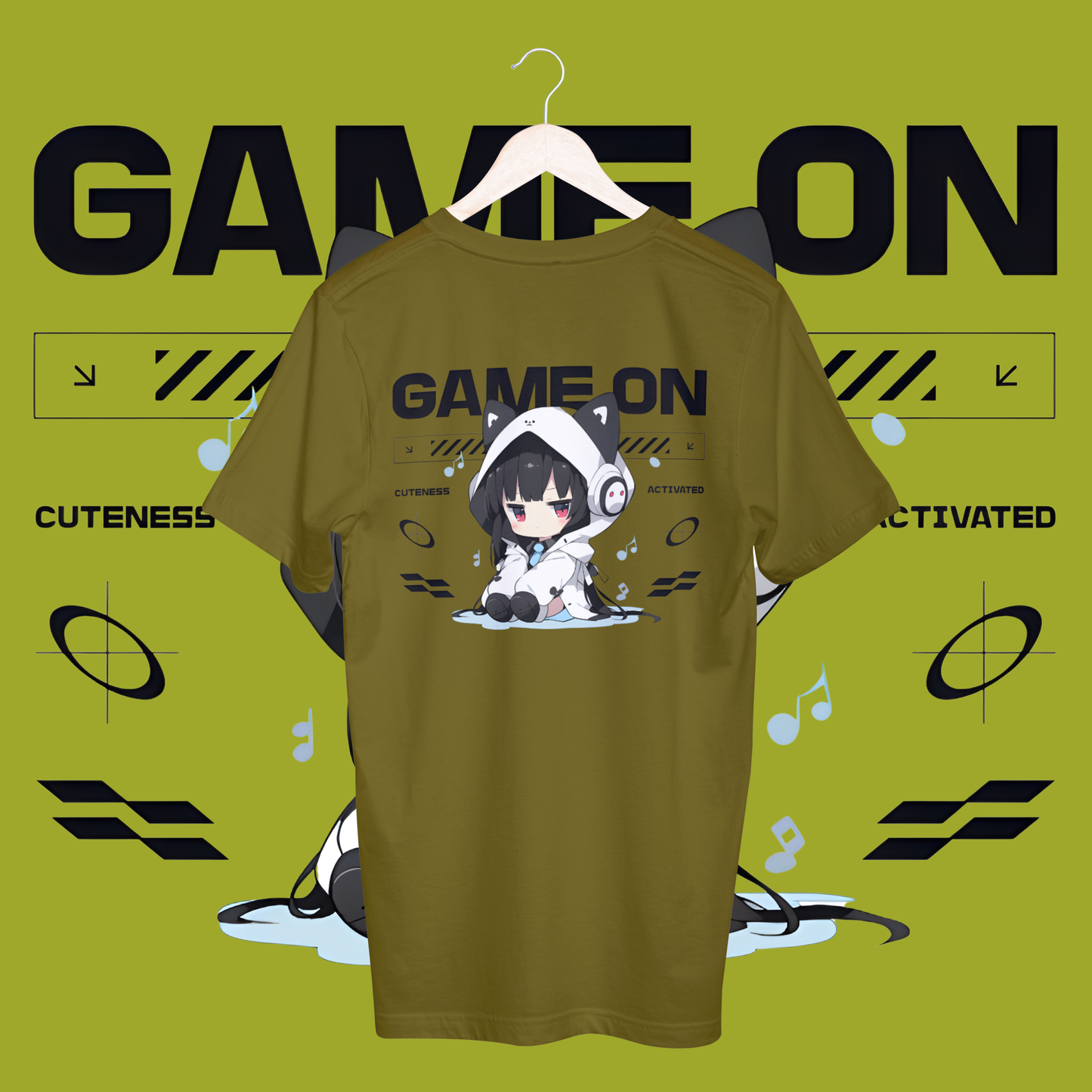 women's game on T-shirt