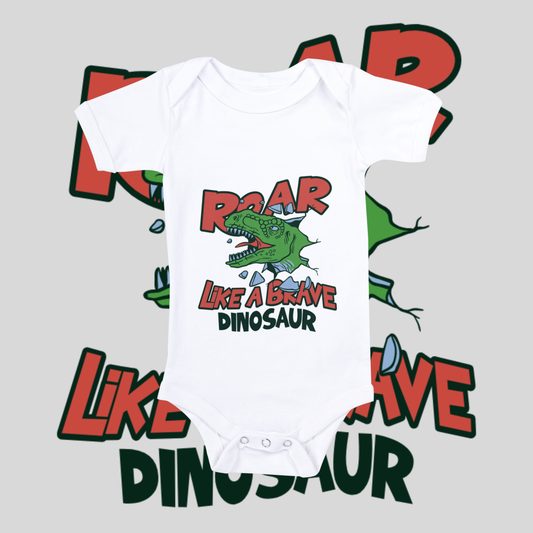 "Roar" baby grow.