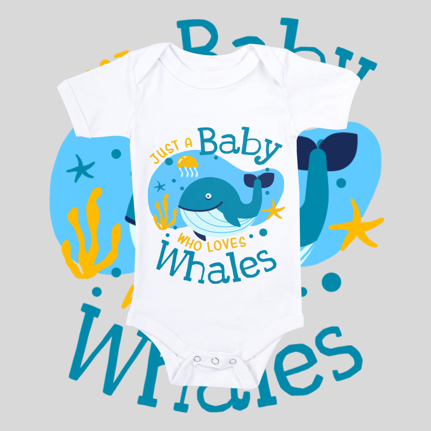 "Baby whales" baby grow.
