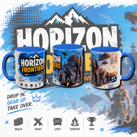 "Gaming" two tone mug.