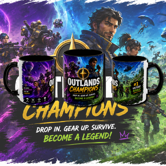 "Gaming" two tone mug.