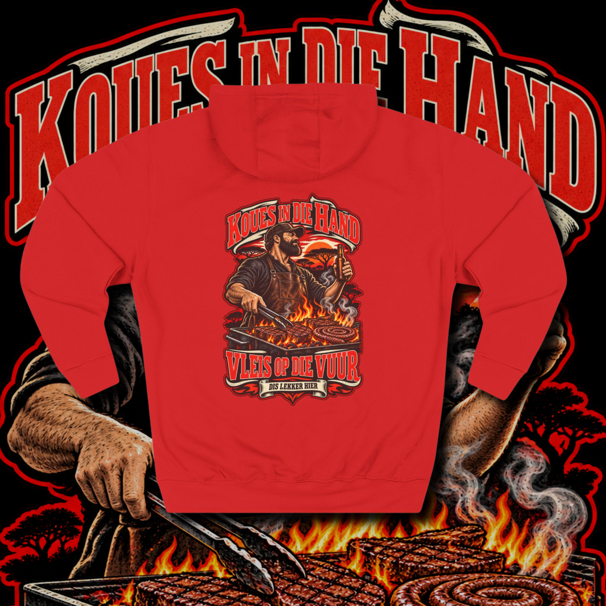 Men's "koues en kole" hoodie.