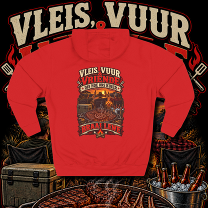 Men's "braai lewe" hoodie.