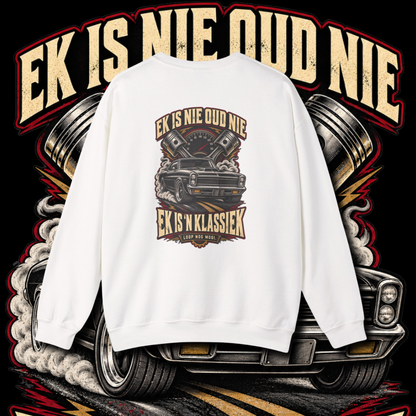 Men's "loop nog mooi" sweater.