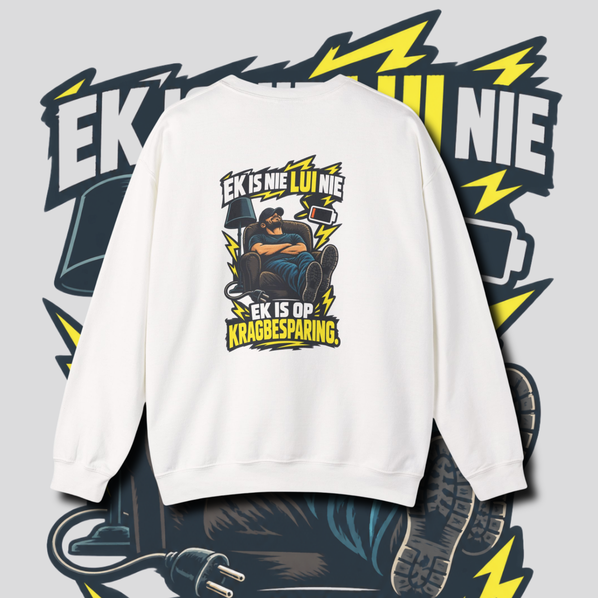 Men's "kragbesparing" sweater.
