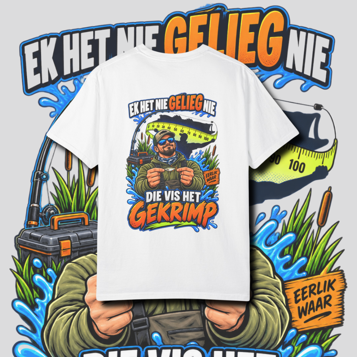 Men's "eerlik waar" t-shirt.