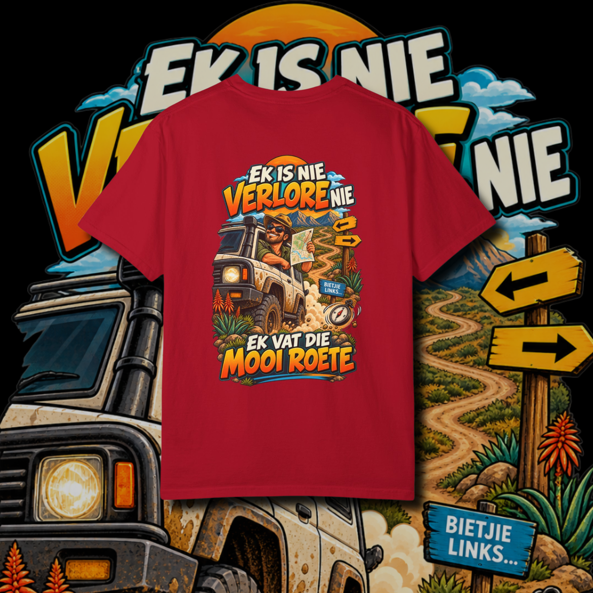 Men's "bietjie links" t-shirt.