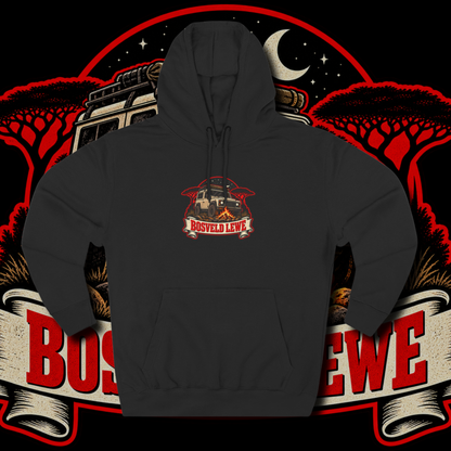 Men's "bosveld lewe" hoodie.