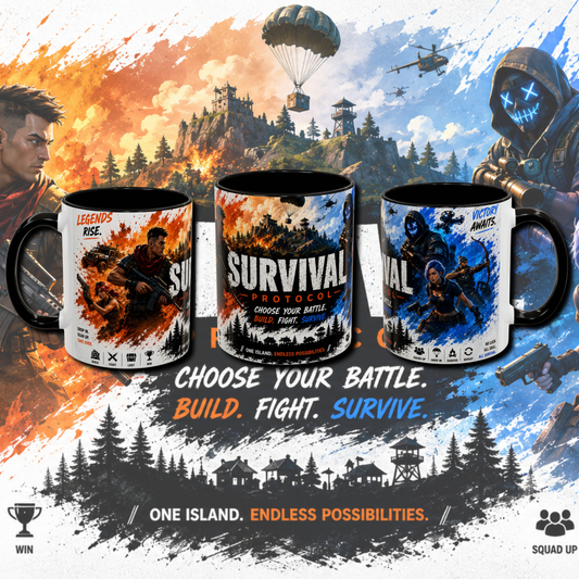 "Gaming" two tone mug.