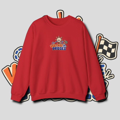 Men's "vertrou die proses" sweater.