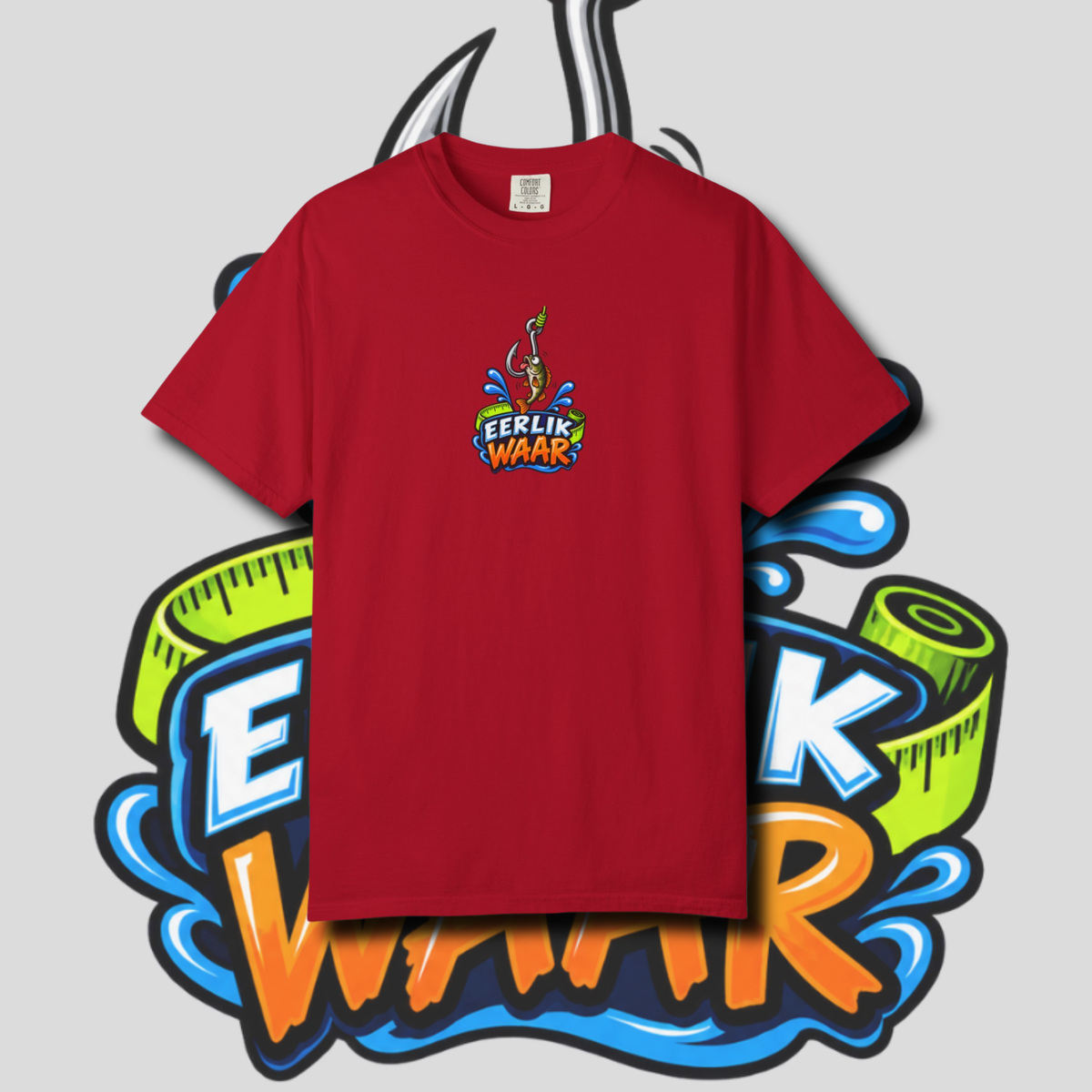 Men's "eerlik waar" t-shirt.