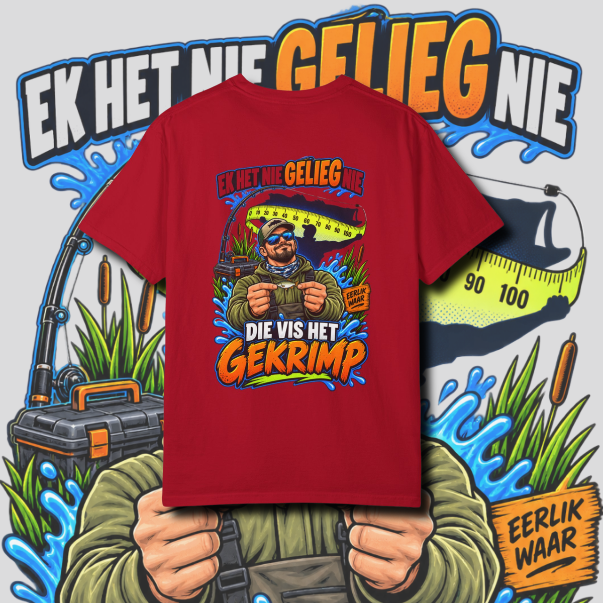 Men's "eerlik waar" t-shirt.