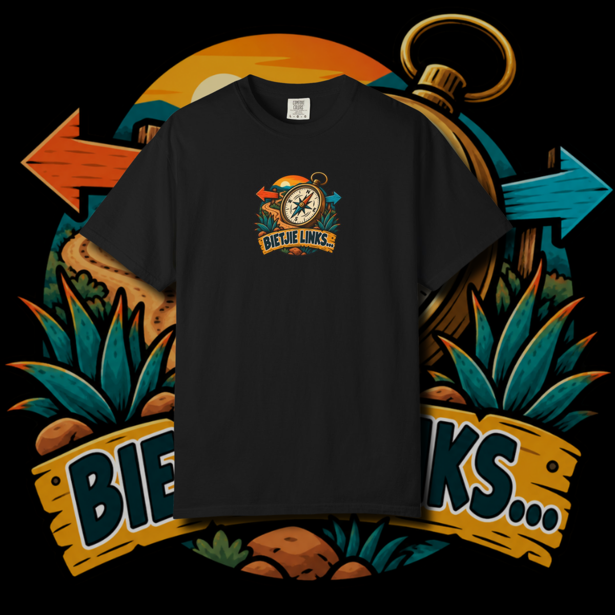 Men's "bietjie links" t-shirt.