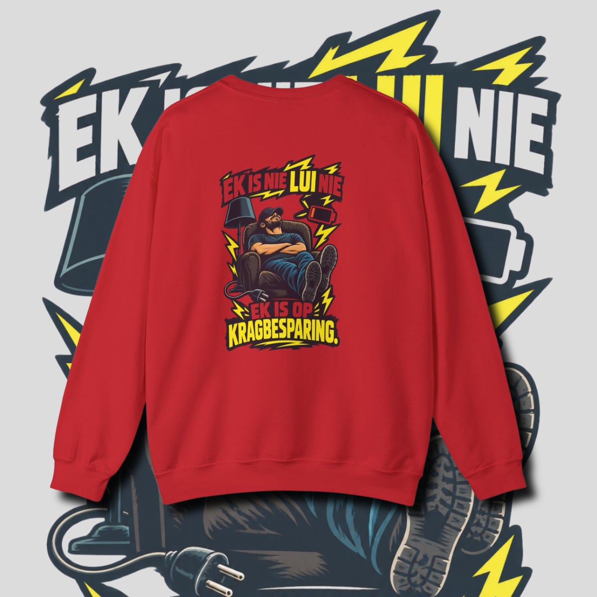 Men's "kragbesparing" sweater.