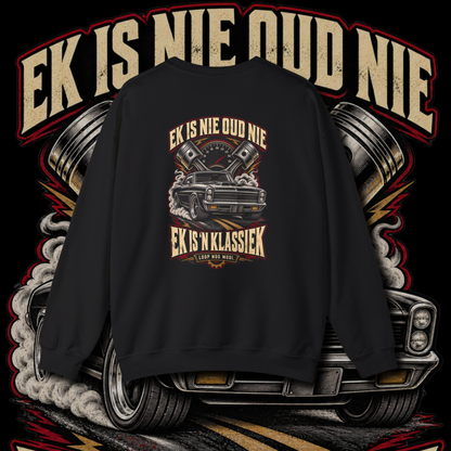 Men's "loop nog mooi" sweater.