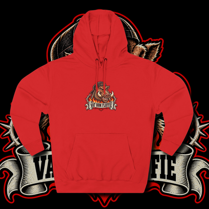Men's "vat hom fluffie" hoodie.